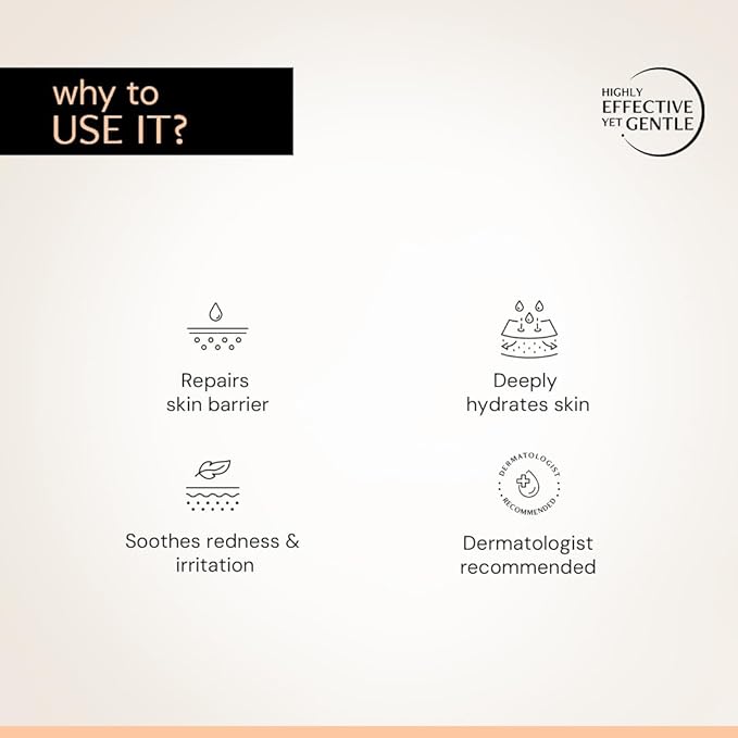 Deconstruct Skin Soothe Moisturizer | 1% Ceramides + 0.2% Bisabolol | Ceramide Barrier Repair | Soothing | For Very Dry to Combination Skin | Deep Moisturization & Hydration | 50 gm