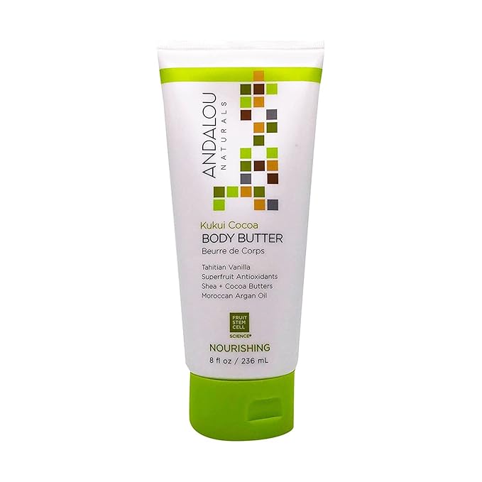 Andalou Naturals Body Butter Nrshng Kukui Coc