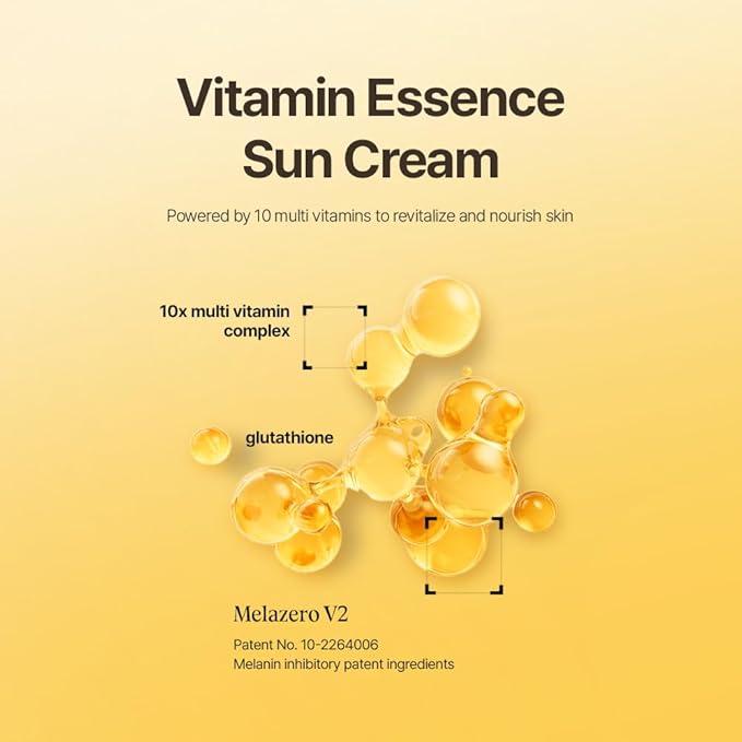 athé Vegan Relief Sun Essence SPF 50+ Broad Spectrum – Lightweight K-Beauty Sunscreen for Face & Neck, Multi-Vitamin Formula, No White Cast, Vegan & Clean, 1.69 fl oz