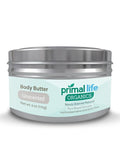 Body Butter - #1 RATED BEST - Fast, Effective Hydrating Butter for dry, rough skin - 100% Natural, Organic, Gluten-free - Soothes, heals, moisturizes, repairs - 6 oz. Unscented - Primal Life Organics