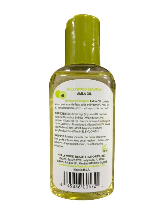 Hollywood Beauty Amla Hair Oil, 2 Oz