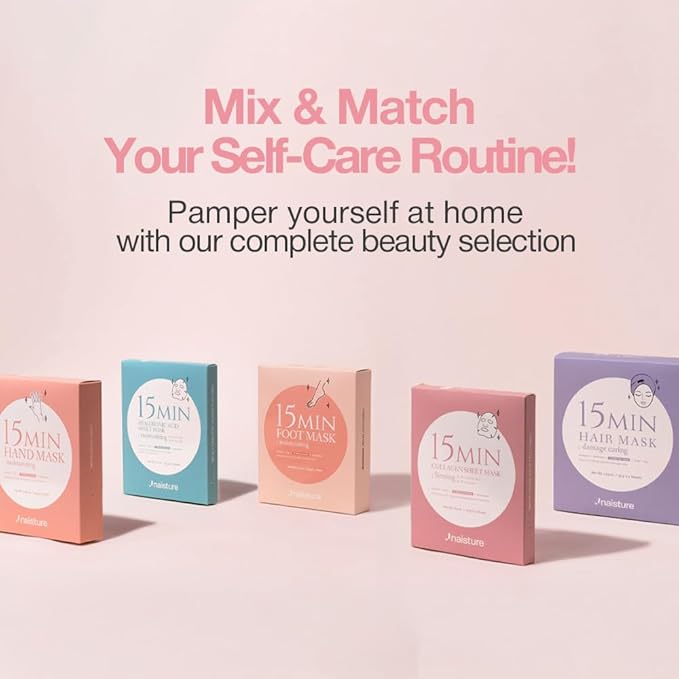 Naisture Collagen Face Mask – 15-Minute Hydrating & Plumping Sheet Mask for All Skin Types (5 ea)