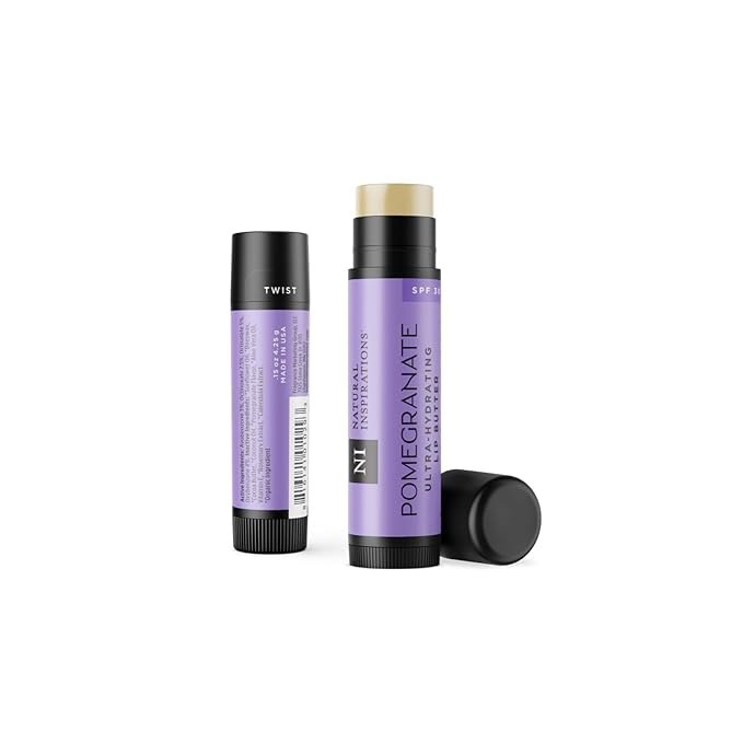Natural Inspirations Pomegranate SPF 30 Lip Butter .15oz