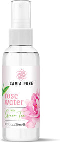 Rosewater Hydrating Spray with Green Tea | Rose Water Facial Toner with Green Tea (1.7 oz Travel Size)