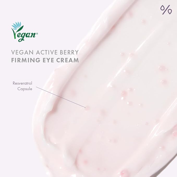 Dr.Ceuracle Vegan Active Berry Firming Eye Cream with Applicator - Hydrating Resveratrol Eye Treatment for Dark Circles and Puffiness, Korean Skincare for Stocking Stuffers (32g / 1.12 oz.)
