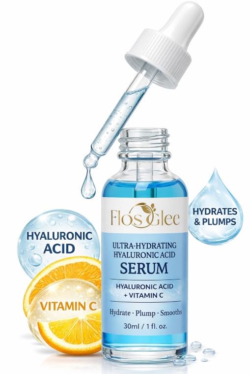 Hyaluronic Acid Face Serum with Vitamin C – Hydrating & Lightweight Moisturizer for Dry Skin, Anti Aging & Skin Brightening Serum for Women & Men – Daily Skincare 30ml