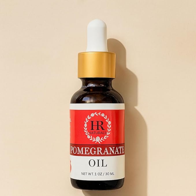 Unrefined Organic Virgin Cold-Pressed, Botanical Moisturizing Oil, Rich in Antioxidants, For all Skin Type, Multi-use for Face, Hair, Nails (Pomegranate oil)