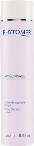 PHYTOMER Rosee Visage Toning Cleansing Lotion | All in One Cleanser, Makeup Remover & Toner for Face | Alcohol-Free | Safe, Natural Ingredients | 8.4 Fl Oz