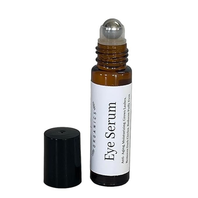 Faith and Grace Organics, Luxe Rejuvenating Eye Serum: Anti-Aging, Grows Lashes, for Dark Circles, Puffy eyes,Organic and All Natural with Prickly Pear Cactus seed oil, Carrot oil