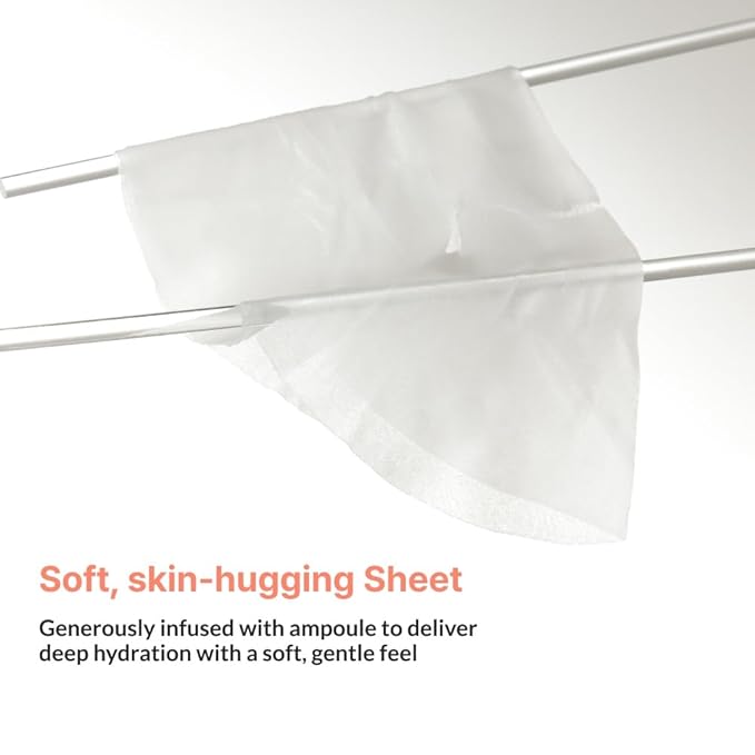 Deep Comfort Facial Sheet Mask, Hydrating & Soothing Barrier Care with Birch Tree Sap, Panthenol & Vegan Ceramide, Korean Skincare for Sensitive Skin, Vegan & Cruelty-Free (25g / 0.88 fl. oz) x 5ea