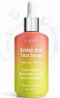 Azelaic Acid Face Serum 10% for Women – Brightening & Clarifying Facial Serum with Niacinamide, Vitamin C, Hyaluronic Acid & Jojoba Oil – Redness & Dark Spot Balancing, 1 fl oz