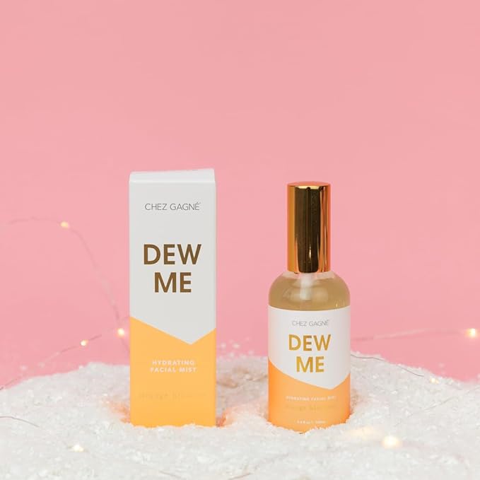 Hydrating Facial Mist Spray 3.4 fl oz - Dew Me Orange Blossom - Vegan Clean Beauty Face Mist - With Aloe, Hibiscus, Sea Grape and Snow Mushroom - Made in USA - Makeup Setting and Glow Spray