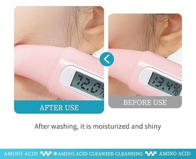 Acid Facial Cleansing Mousse, Gentle Hydrating Cleanser Foaming Face Wash, Mild And Non-irritating 2.1 FL.OZ