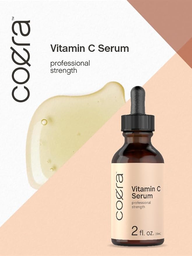 Coera Vitamin C Face Serum | 12% with Ascorbic Acid | 2 fl oz | Hydrating and Moisturizing for Dark Spots | Paraben & SLS Free