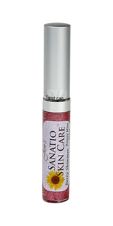 Sanatio Skin Care Tinted Gloss - Berry Shimmer