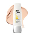 GANGNAM GLOW Day Shield Perfect Sunscreen SPF 50 - Effortless Tinted Sunscreen with Zinc Oxide, Sheer Moisturizer for face, Quick Absorption, Broad Spectrum, All Skin Types, Korean Skincare, 1.69 floz