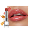 Rose Plumper Moisturizing Butter Lipstick for Women, Natural Tinted Lip Balm Shine Nourishing Hydrating Lip Gloss Stain for Dry Lips, Lightweight Lip Liner Care Makeup,Vegan 1Pc Rose Bean Paste