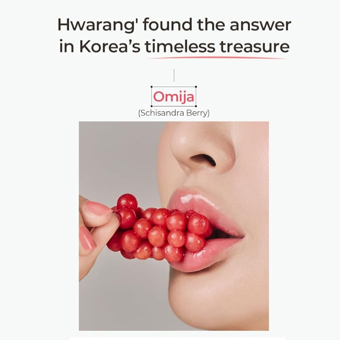 [hwarang'] Lip Care Collection – Hydrating & Plumping K-Beauty Treatments with Natural Extracts | Omija Glow Lip Mask & Yuja Sweet Lip Volumizer | 0.5 fl oz Each (Omija)