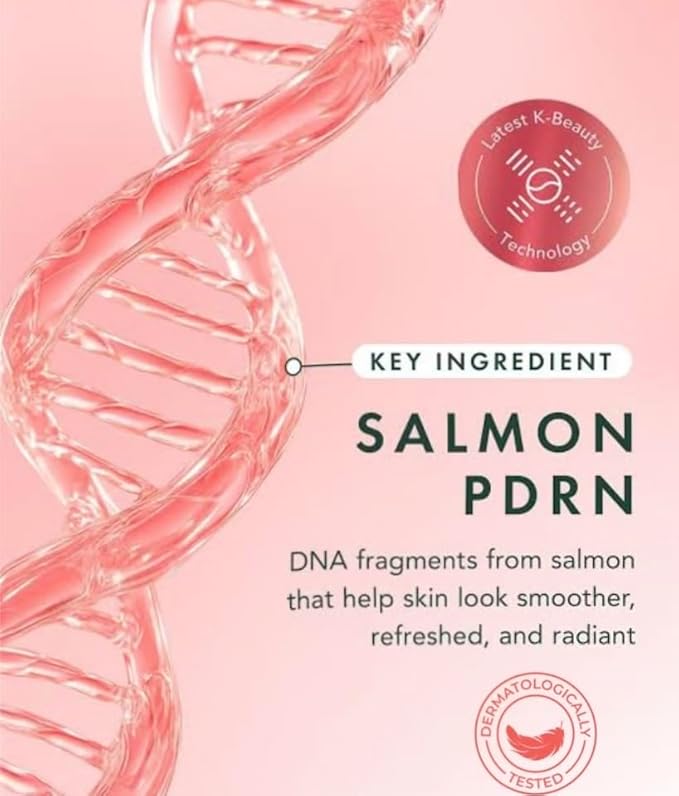 PDRN Peptide Repair Serum – High-Purity Salmon DNA, Peptide Complex, Niacinamide – Hydrating & Firming Facial Serum – Made in Korea