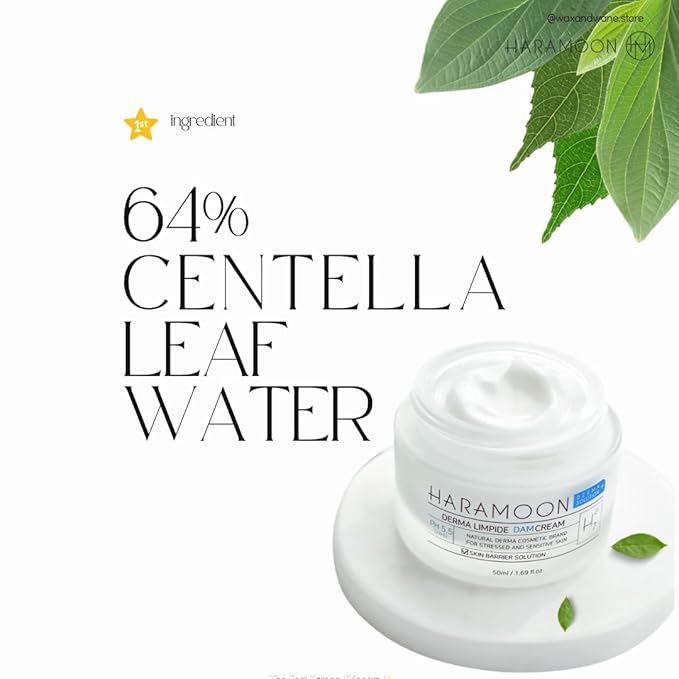 Centella Moisturizing Cream - Vegan K-Beauty for Stressed and Sensitive Skin, 50mL