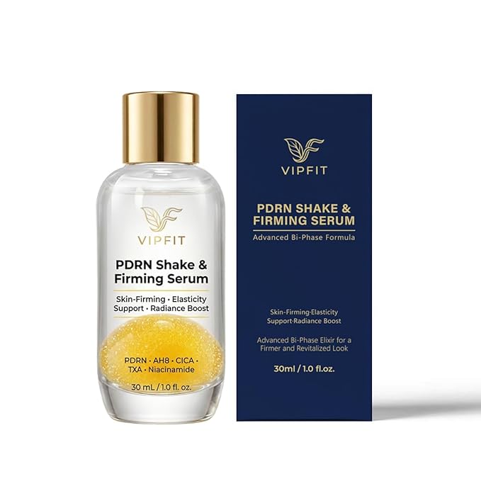 PDRN Bi-Phase Firming Serum with AH8 Peptide,CICA and Niacinamide - Advanced Essence for Skin Elasticity and Radiance - 1 fl oz (1, 30ml)