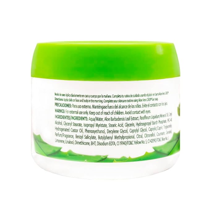 Grisi Aloe Vera Face Cream & Body Lotion Freshness, 3.8 oz (Pack of 2)
