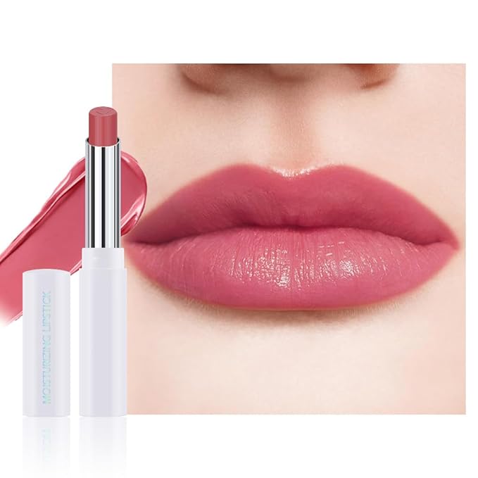 Mauve Nude Tinted Lip Balm, Hydrating Sheer Soft Matte Finish Lipstick for Women, Creamy Natural Color Lip Tint Balm Lightweight And Non-greasy Lip Glow Long Lasting Waterproof for Dry Lips 11#