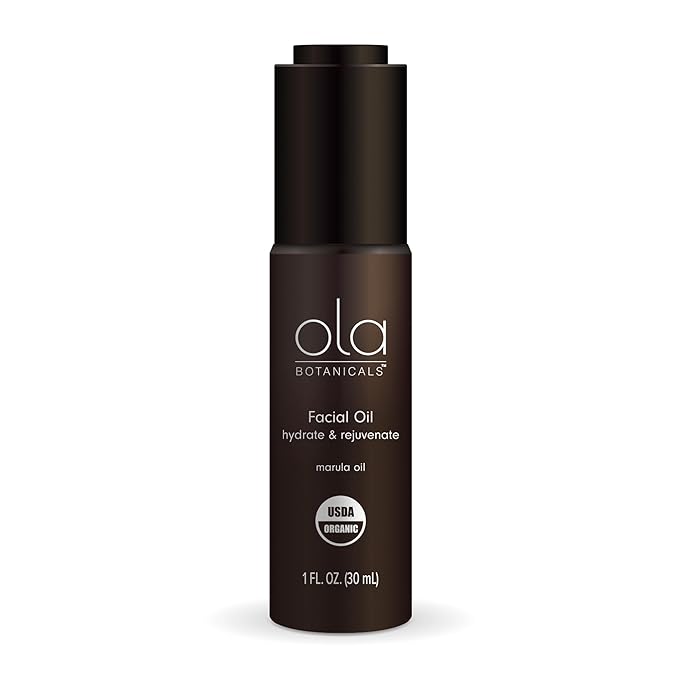 Dr. Mercola Ola Botanicals Organic Marula Facial Oil - Supports Skin Hydration & Radiance - Cold-Pressed Plant-Based Formula - Lightweight - 1 fl oz
