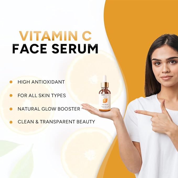 Vitamin C Face Serum | Brightening & Dark Spot Corrector | Anti-Aging Skin Care for Radiant Skin | Acne Spot Treatment & Hydrating Serum for Face