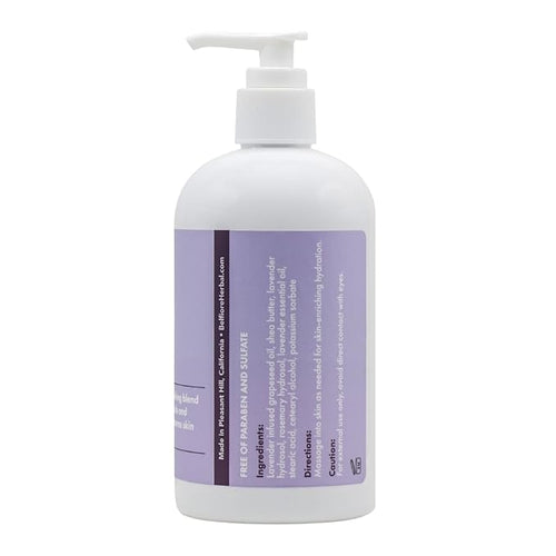 100% Natural Lavender Body Lotion | Organic Plant Extracts | Calming, Hydrating & Moisturizing | Vegan, Non-GMO | Made in the USA | 12 oz