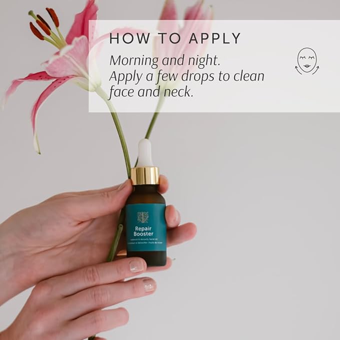 Repair Booster - Age-Defying Facial Oil with Squalane, Green Tea + Pine Bark extract EWG VERIFIED