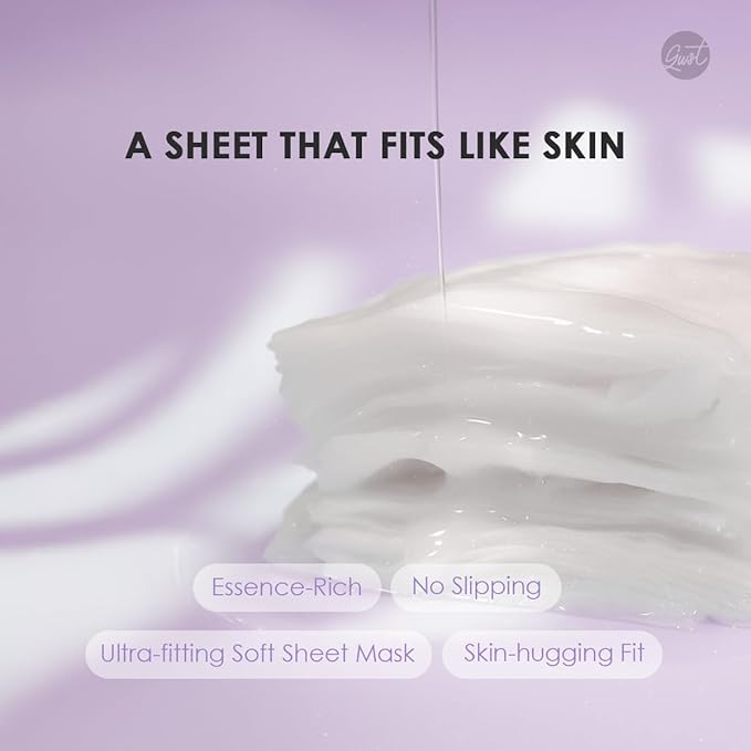 glowiest Dream Glow Bio Skin Booster Sheet Mask (30 Count) – PDRN, Caviar Extract & Centella Exosome, Daily Hydrating & Radiance Boost Mask, Korean Skincare (PDRN + Caviar Extract + Centella Exosome)