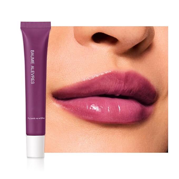 Butter Lip Balm – Ultra-Hydrating Lip Care with Shea Butter & Olive Oil, Soothes Dry Lips with Natural Tint & Gloss Effect,Lip Plumper Moisture & Light Lip Stain Finish #6 Pink Candy