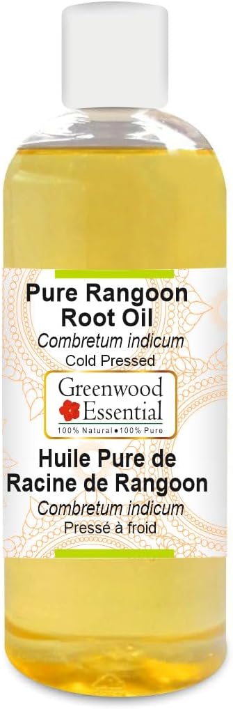 Greenwood Essential Pure Rangoon Root Oil (Combretum indicum) Natural Therapeutic Grade Cold Pressed 200ml (6.76 oz)