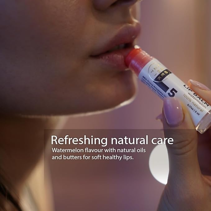 Watermelon Lip Balm | Natural Lip Balm & Moisturizer with Shea Butter, Cocoa Butter, Beeswax & Almond Oil | Hydrating Formula for Soft, Smooth & Healthy Lips | L5 KØØZMETIK