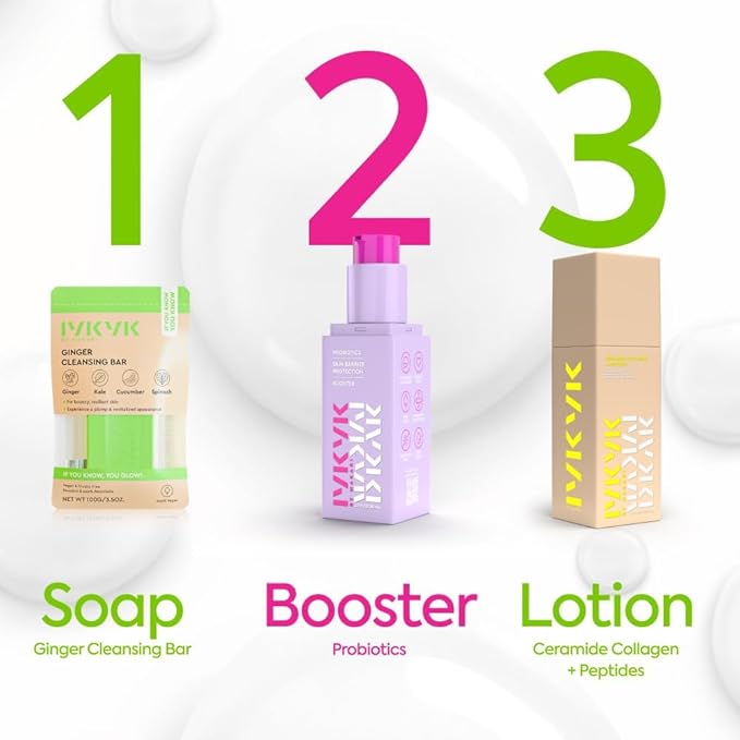 IYKYK by Makari Probiotics Booster Serum 2 Pack | Skin Barrier Support Hydration Serum with Vitamin F, Omega 3 & 6 & Squalane | Vegan, Fragrance-Free, Dermatologist Tested