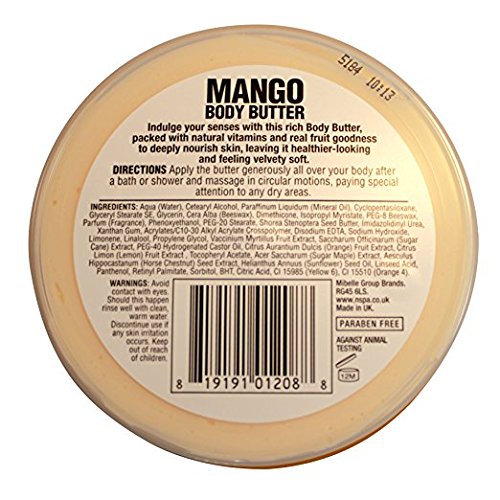 Fruit Extracts Sweet and Tropical Mango Rich Body Butter (200ml)