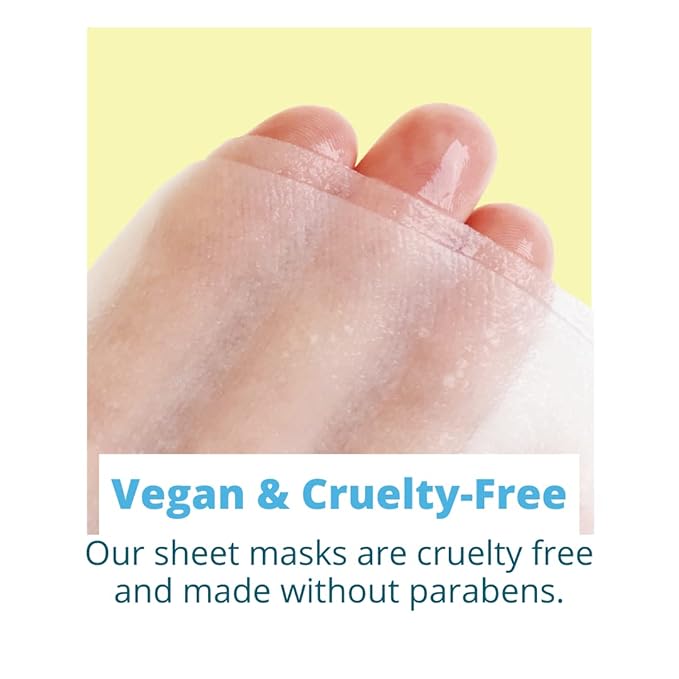 Patchology Moodmask Just Let It Glow Face Sheet Mask for Women & Men - Hydrating Facial Sheet Mask for Scarring, Clear & Healthy Skin w/Pear Fruit, Seaberry Extract & Niacinamide - Vegan (1 Count)