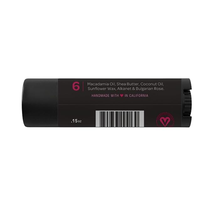 Ellovi Natural Lip Butter Lip Balm - Wild Rose Tinted - Pure Enough to Eat - Made With Just 6 Vegan Ingredients - Tinted Moisturizing Lip Care for All Day Hydration (2-Pack)