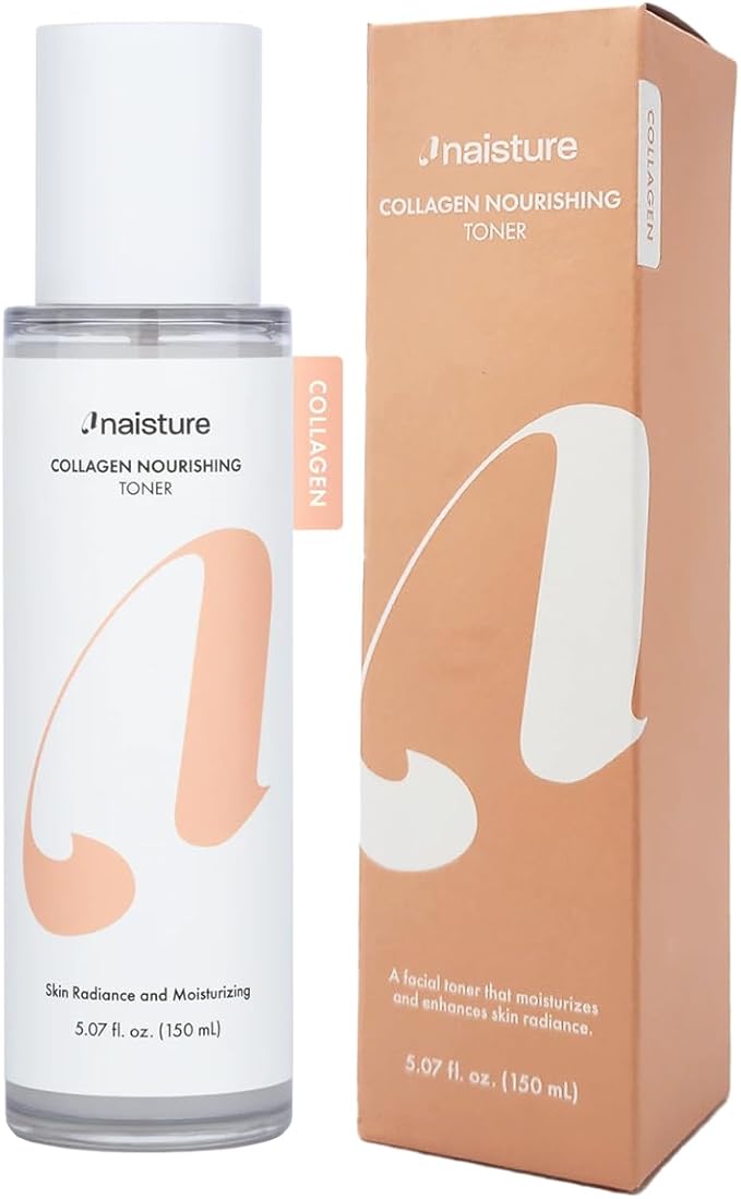 Naisture Collagen Toner – Balancing Milky Face Toner with Hydrolyzed Collagen for Lightweight and Non-Greasy Moisturization