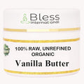 Organic Raw Vanilla Butter 100% Pure,Natural & Unrefined| Skin Moisturizer For Face, Body & Hair| 4 OZ/115 GM Ivory / White Grade A | DIY Creams, Balms, Lotions, Soaps| Softens Dry & Tough Skin