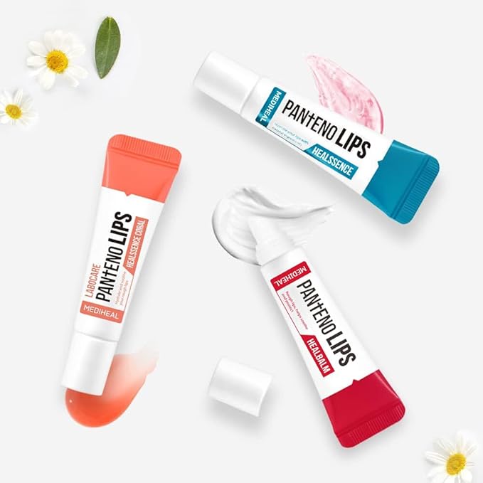 MEDIHEAL Pantenolips Healbalm 2 Pack Colorless Transparent Ointment Type Restore Hydration