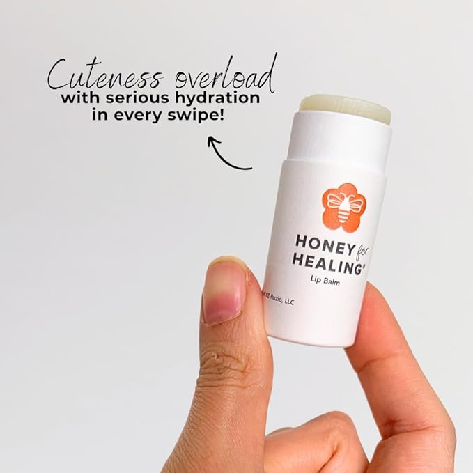 Manuka Honey Lip Balm 15+ UMF – Ultra-Hydrating Formula with Beeswax, Castor Oil & Organic Coconut Oil | 12+ Hour Moisture | Eco-Friendly Recyclable Tube | 0.25 oz / 7 g (Natural)