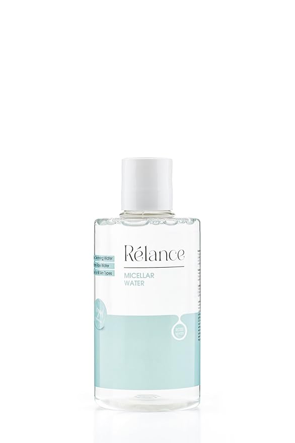 Relance Micellar Water, Vegan Rose Water Cleanser, GMP Certified, 200ml