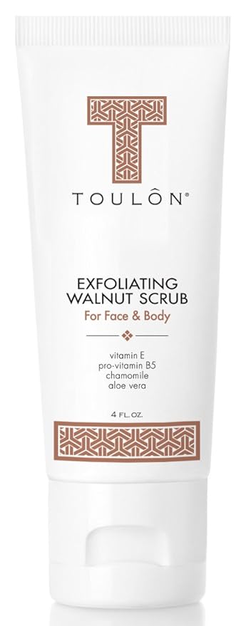 Exfoliating Face Scrub - Exfoliate Scrub - Face and Body; Walnut Facial Exfoliator. Great Exfoliant for Women or Men