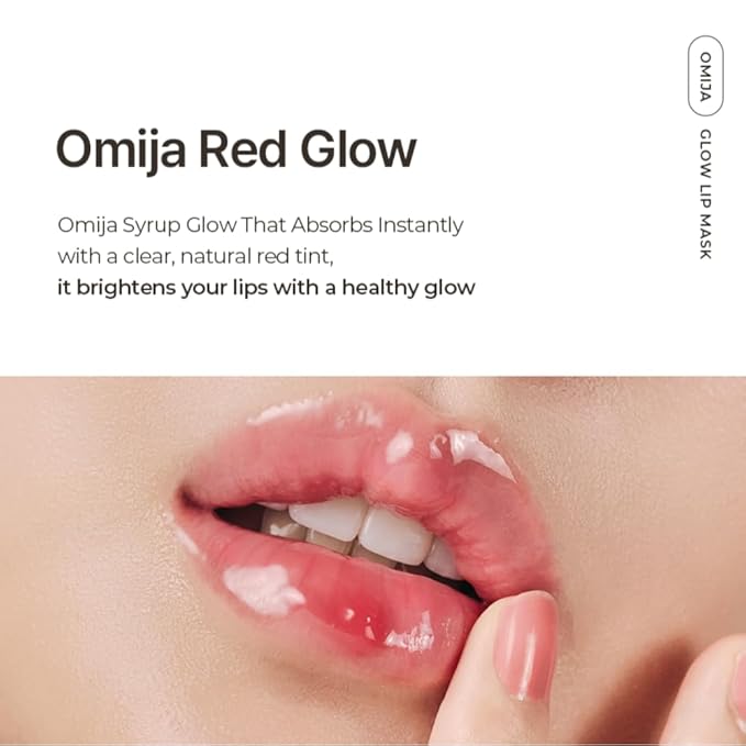 [hwarang'] Lip Care Collection – Hydrating & Plumping K-Beauty Treatments with Natural Extracts | Omija Glow Lip Mask & Yuja Sweet Lip Volumizer | 0.5 fl oz Each (Omija)
