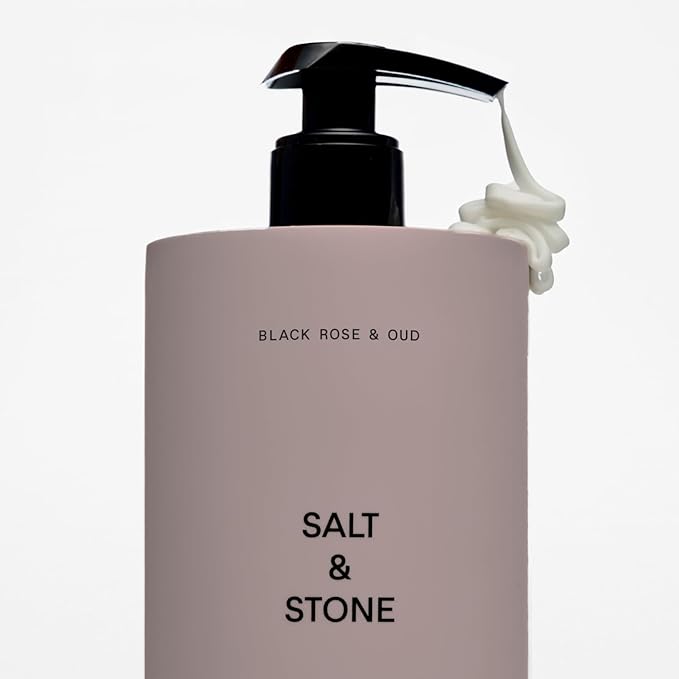 Salt & Stone Body Lotion for Women & Men | Black Rose & Oud | Hydrates, Nourishes & Softens Skin | Restores Dry Skin | Fast-Absorbing | Cruelty-Free & Vegan | 15.2 fl oz