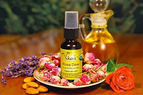 Vika's Essentials Certified Organic EWG Verified Rosa Dew Eye Serum