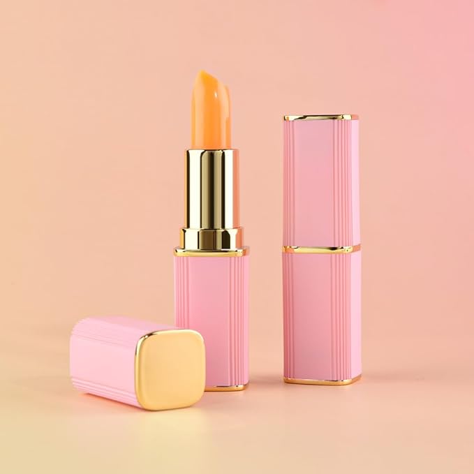BINGBRUSH Carrot Color Changing Lipstick, Long Lasting Moisturizing Lipstick, Hydrating Lip Color for Dry Lips, Vegan & Cruelty-Free (Cherry)