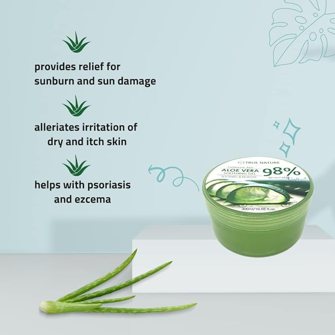 CUROFIT True Nature Soothing & Moisture Aloe Vera 98% Face moisturizer Body aloe vera gel (1)